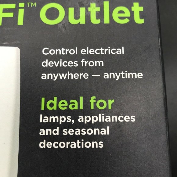 WiOn 50050 Indoor Wi-Fi Outlet, Wireless Switch, Programmable Timer w App - Picture 12 of 12
